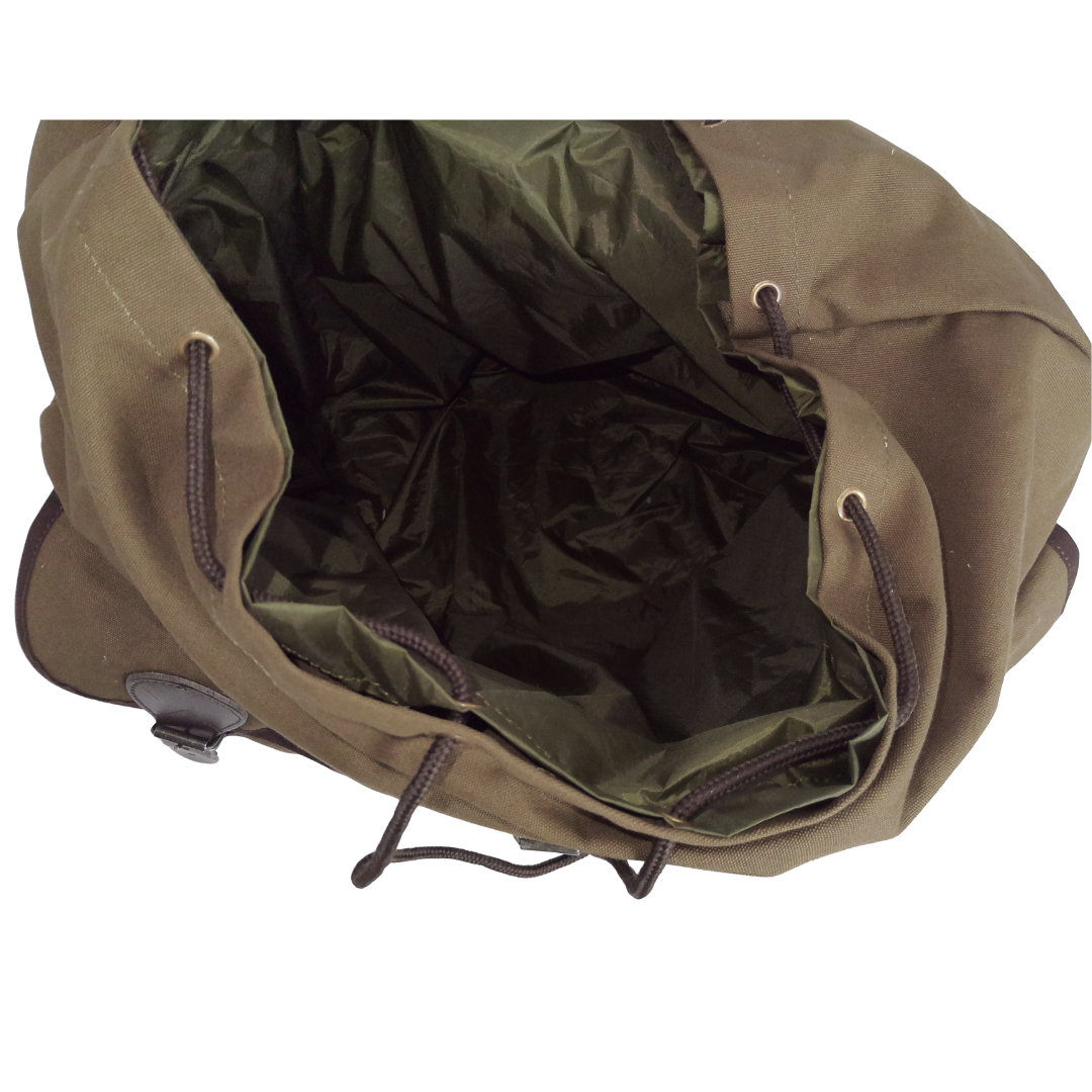 Outdoorrucksack wasserabweisend Leder
